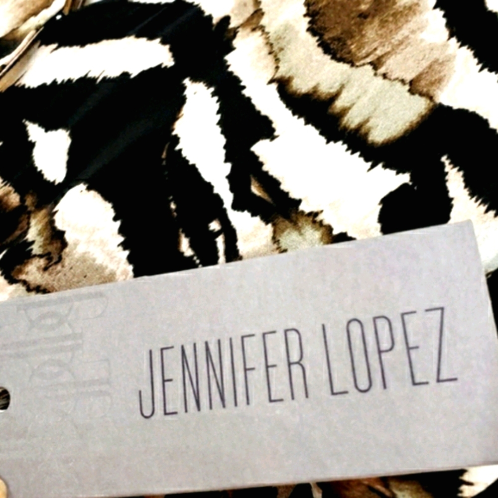 NWOTJennifer Lopez Camo/Zebra Autumn Rose Jumpsuit - Picture 11 of 13